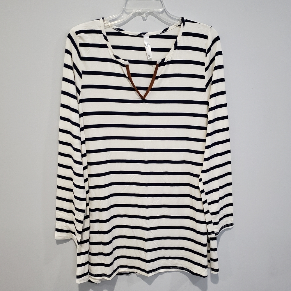 NWOT Infinity Raine striped tunic